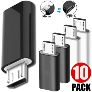 מתאם Micro USB ל-Type C - טעינה והעברת נתונים