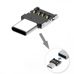 מתאם OTG אוניברסלי - Type-C & Micro USB ל-USB