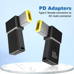 מתאם USB C ל-DC 100W לטעינה מהירה Lenovo Thinkpad