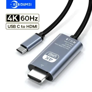 מתאם USB-C ל-HDMI 4K 60Hz - לאייפון, מקבוק ועוד