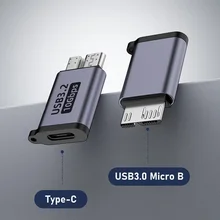 מתאם USB C ל-Micro B - עבור כונן קשיח חיצוני