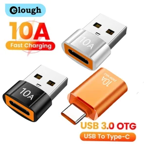 מתאם USB Type C - USB A , Elough 10A למחשב נייד
