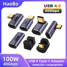 מתאם USB4 OTG - טעינה מהירה, 8K, 90 מעלות