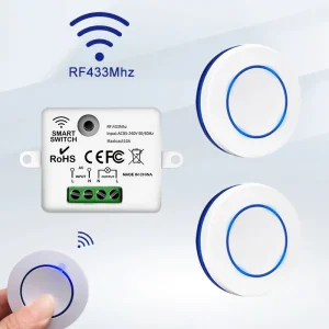 מתג אור אלחוטי 433MHz - שליטה מרחוק לתאורה