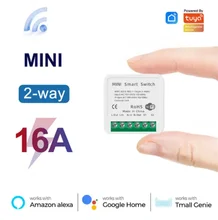 מתג חכם Tuya Mini 16A - שליטה אלחוטית בית חכם