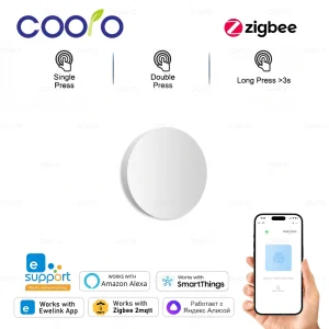 מתג חכם אלחוטי Zigbee - שלט + סוללה - Ewelink