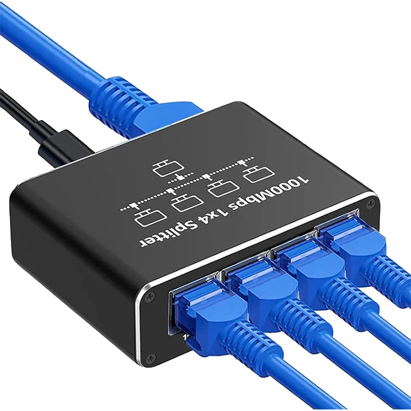 מתג רשת Gigabit Ethernet - מפצל LAN לחיבור מהיר