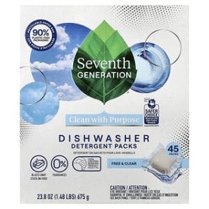 סבון כלים Seventh Generation - 45 כמוסות ללא ריח