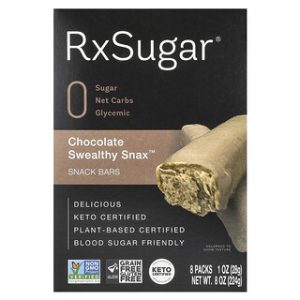 סוויטי סנאקס - חטיפי שוקולד RxSugar 8 יחידות