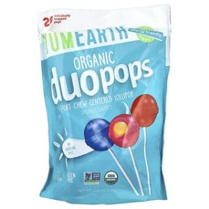 סוכריות YumEarth אורגניות - Duopops 20 יחידות - טבעוני