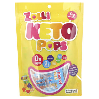סוכריות Zollipops ללא סוכר- חבילה משפחתית , Keto