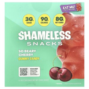 סוכריות גומי So Beary Cherry - 6 שקיות Shameless Snacks