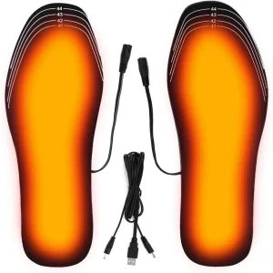 סוליות חימום USB - מחמם רגליים חשמלי לחורף