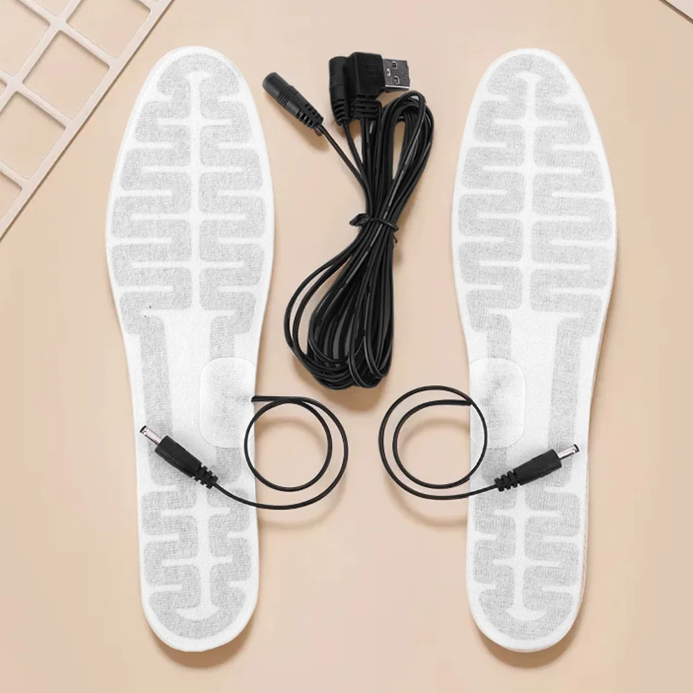 סוליות חימום USB - מחמם רגליים חשמלי לחורף