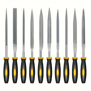 סט פצירות פרימיום לעבודה מדויקת - עץ, פלסטיק