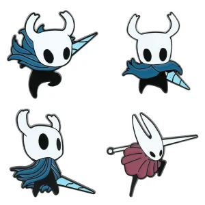 סיכות אמייל Hollow Knight - ברוש מתכת מצויר מתנה