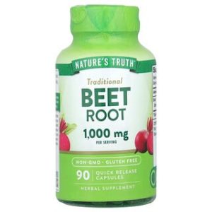 סלק טבעי Nature's Truth - 90 כמוסות לשחרור מהיר