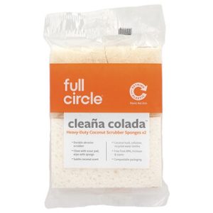ספוגי ניקוי קוקוס קשיחים- Full Circle Cleana Colada 2 יח'