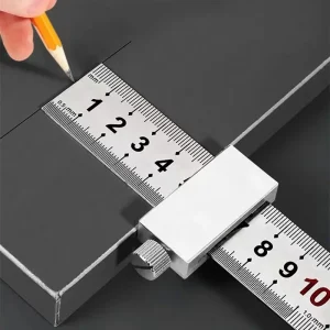 סרגל מדידה נגרות נייד- מיקום מדויק ועצירות