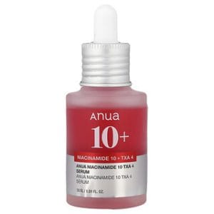 סרום ניאצינמיד Anua 10% + TXA 4% - 30 מ"ל לעור חלק