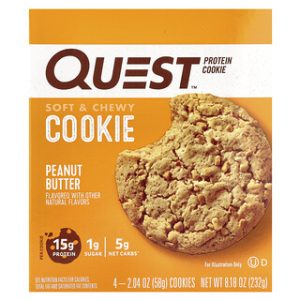 עוגיות חלבון Quest Peanut Butter - 4 יחידות