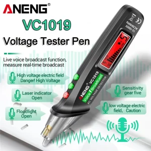 עט בדיקת מתח ללא מגע ANENG VC1019-לייזר-1000V