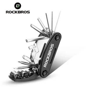 ערכת כלי עבודה לאופניים ROCKBROS 16 ב-1 - שחור