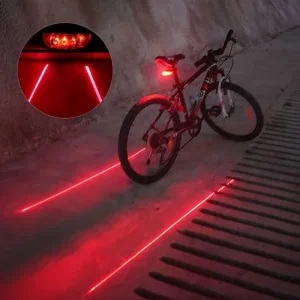 פנס אופניים LED - תאורה אחורית בטיחותית לאופניים