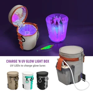 פנס דיונון UV - תאורת לד וטעינה לדייג