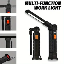 פנס עבודה LED נטען נייד - COB, מגנטי, טיפוס C