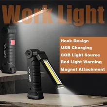פנס עבודה LED נטען נייד עם מגנט - COB