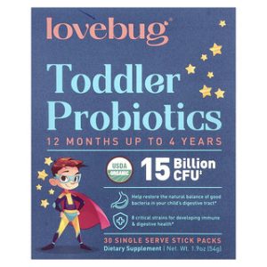 פרוביוטיקה לפעוטות LoveBug- 15B CFU - גילאי 1-4