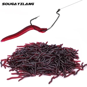 פתיון דמוי תולעת רכה - 4 ס,מ - Sougayilang