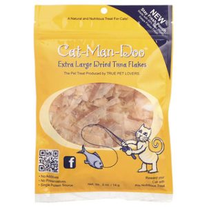 פתיתי טונה מיובשת ענקית לחתולים - Cat-Man-Doo 0.5oz