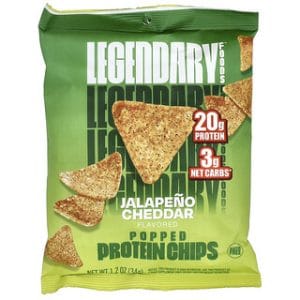צ'יפס חלבון מוקפץ Jalapeno Cheddar - Legendary Foods