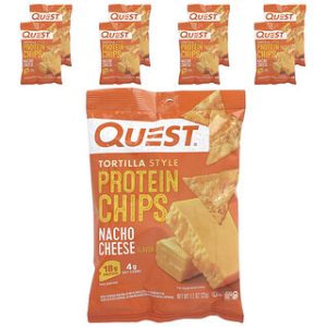 צ'יפס חלבון נאצ'ו גבינה Quest Nutrition - 8 שקיות