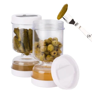 צנצנת זיתים ומלפפונים - צנצנת סינון ואחסון אטומה