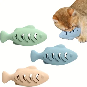 צעצוע לעיסה לאוקטופוס לחתול- פאזל ומנקה שיניים