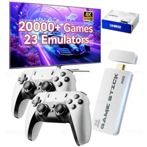 קונסולת משחקים M15 - 4K TV Game Stick עם 20000 משחקים