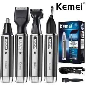 קוצץ שיער לגבר Kemei 4 ב-1 - מקצועי ונטען