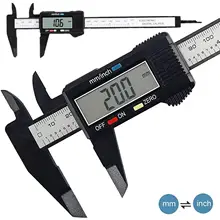 קליבר דיגיטלי קרבון-פייבר 150 מ,מ - מדידה מדויקת