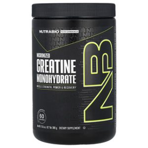 קריאטין מונוהידרט מיקרוני NutraBio - 300 גרם לאימון