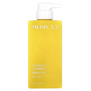 קרם גוף ויטמין C + כורכום Medix 5.5 - 444 מ"ל