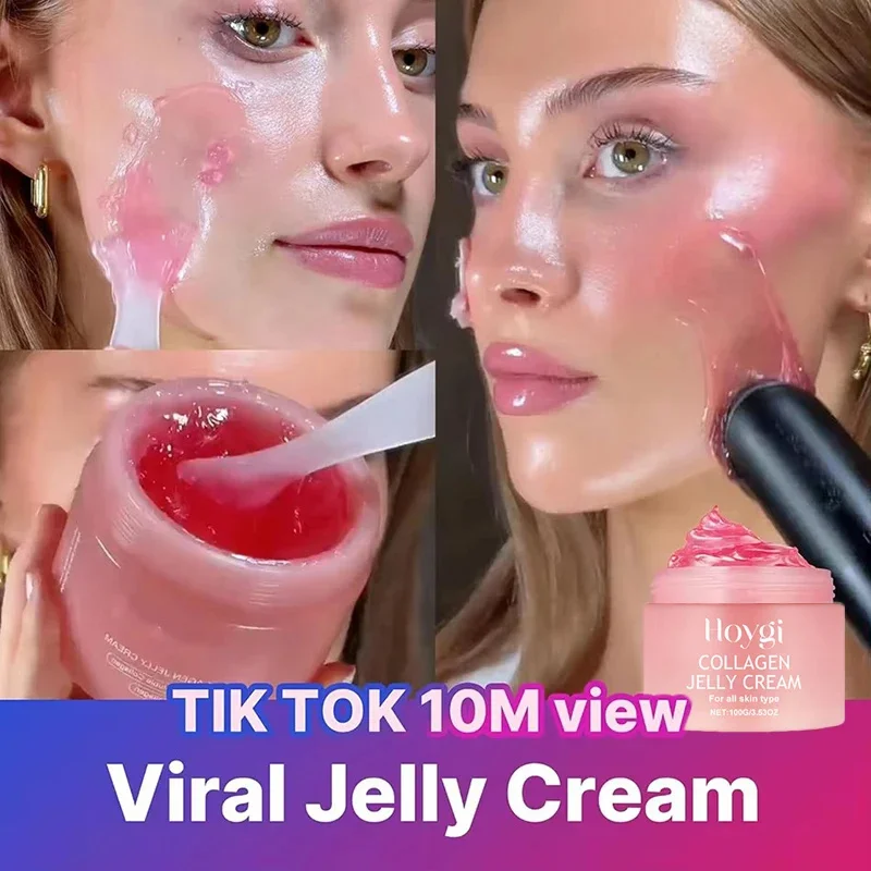 קרם ג'לי פנים קולגן 100 גרם-לחות, ניקוי נקבוביות