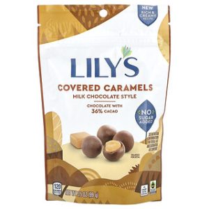 קרמלים מצופים שוקולד חלב - Lilys Sweets 99 גרם