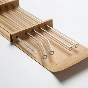 קשיות זכוכית עמידות לחום - 5 יח' עם מברשת - רב פעמיות