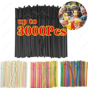 קשיות שתייה שחורות - 50-3000 יחידות סיטונאי