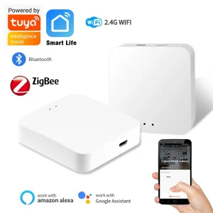 רכזת חכמה ביתית Tuya - Bluetooth, ZigBee, שליטה מרחוק