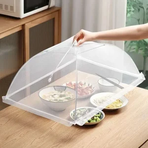 רשת הגנה מתקפלת לפריטי מזון - כיסוי זבובים