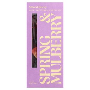 שוקולד בריאותי ללא סוכר-Mixed Berry - Spring & Mulberry